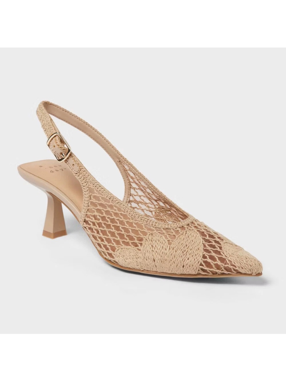 Women’s Emmy Heels with Memory Foam Insole - A New Day Light 8.5